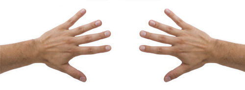 Lesiones en las falanges de los dedos de la mano