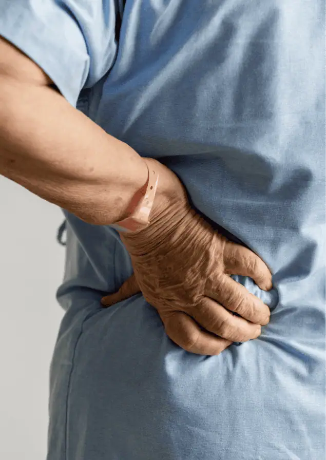 Paciente con dolor en la cadera